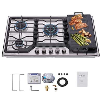 34in griddle stove gas